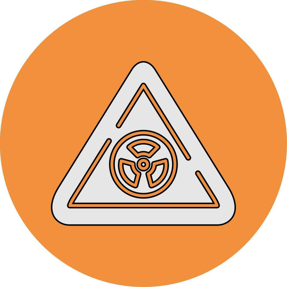 Radioactive Sign Vector Icon