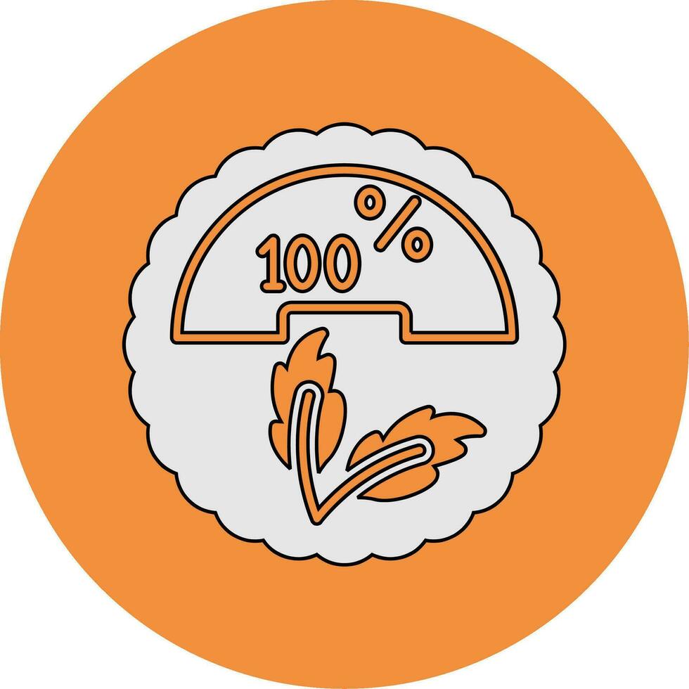 100 Percent Vector Icon
