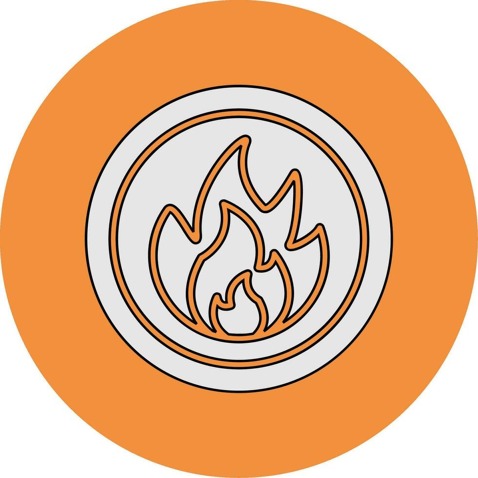 Flammable Vector Icon