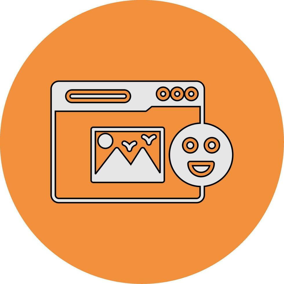 Reaction Vector Icon