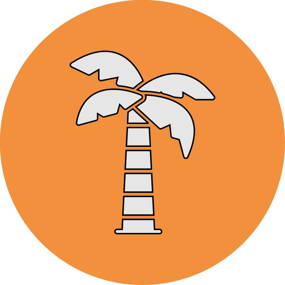 icono de vector de árbol de Palma