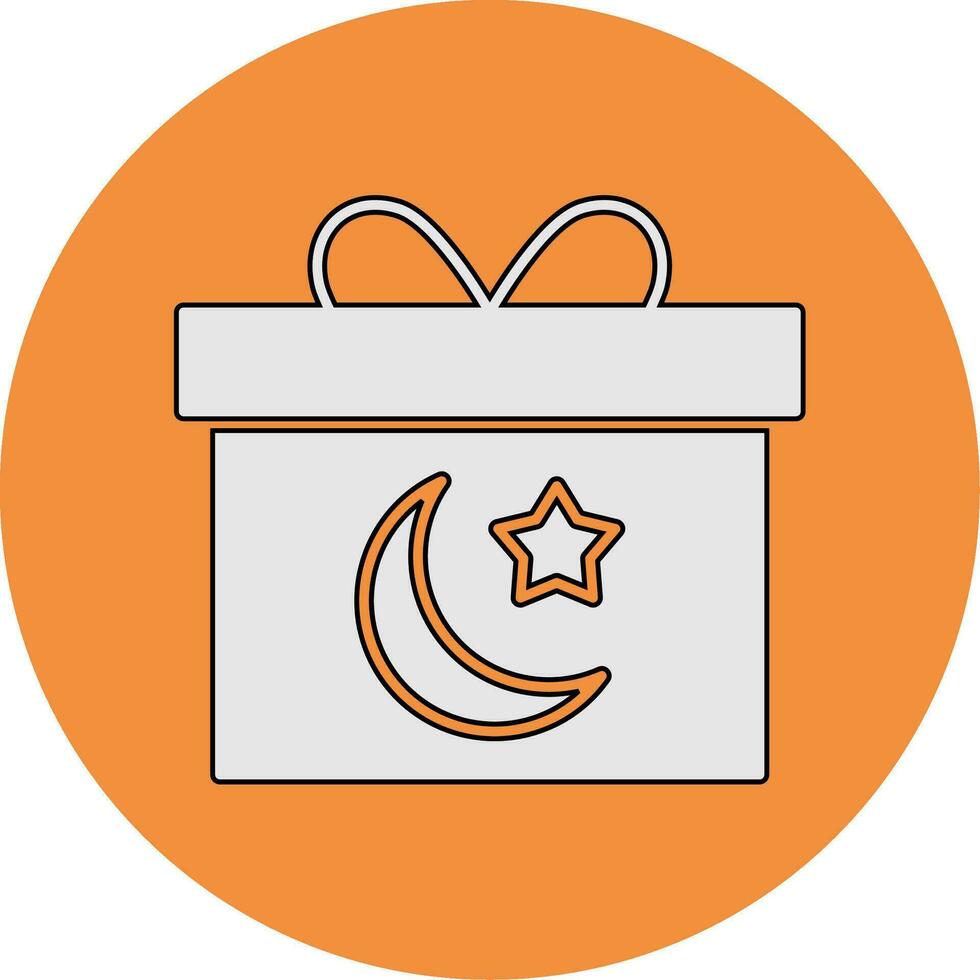 icono de vector de caja de regalo