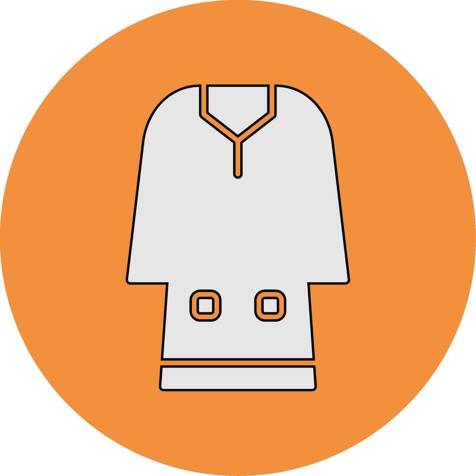 Djellaba Vector Icon