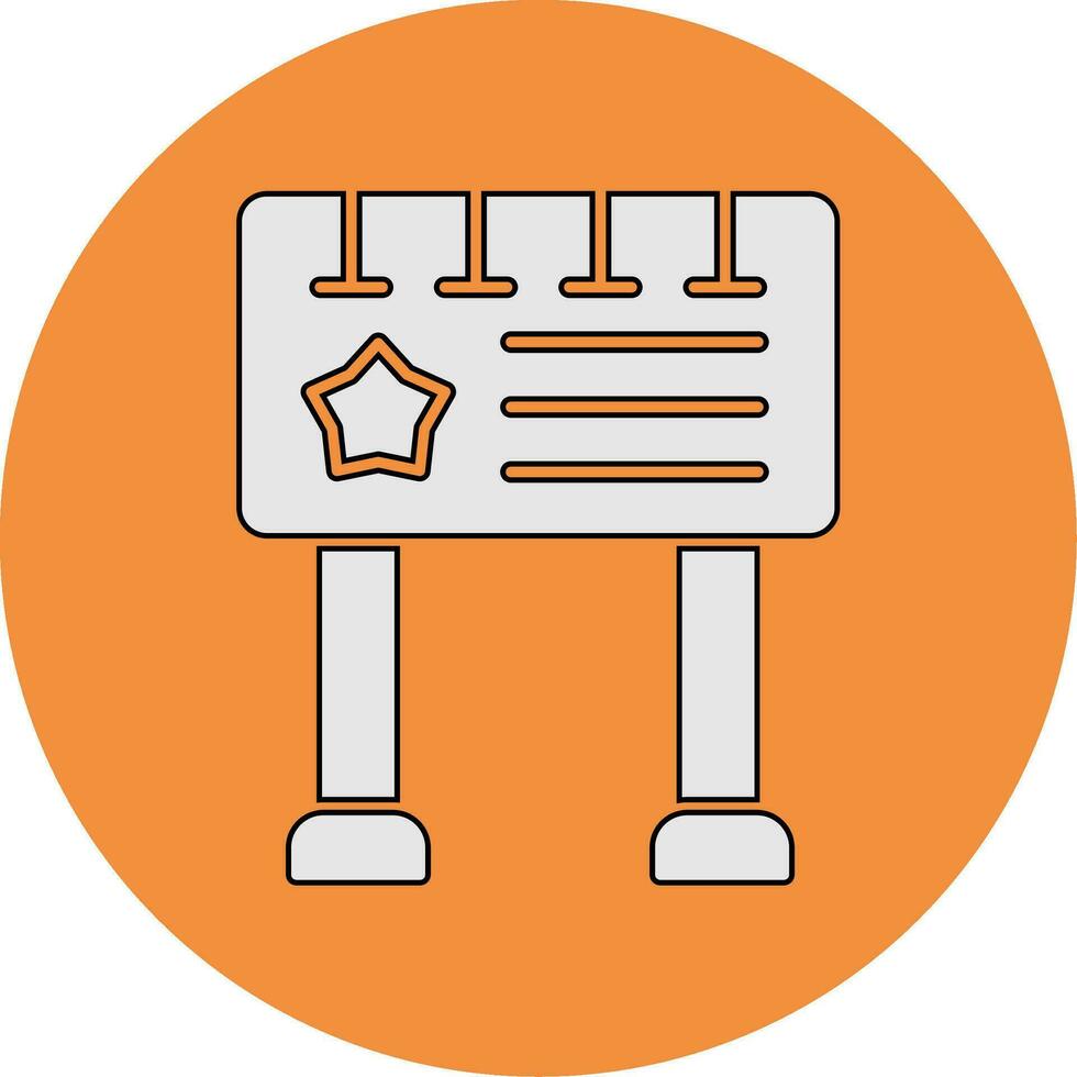 Billboard Vector Icon