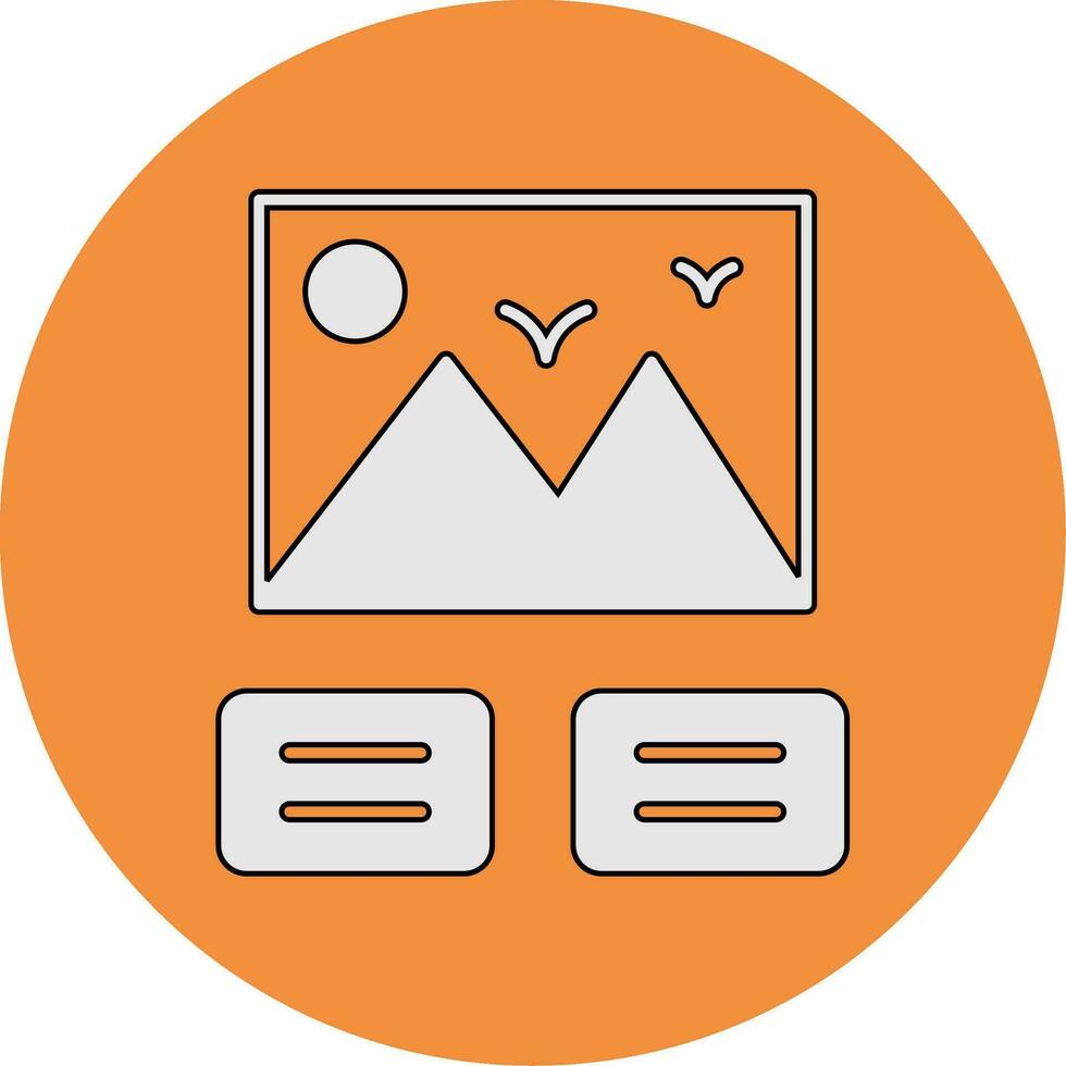 User Generated Content Vector Icon