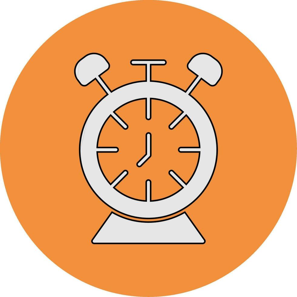 Desk Clock Vector Icon