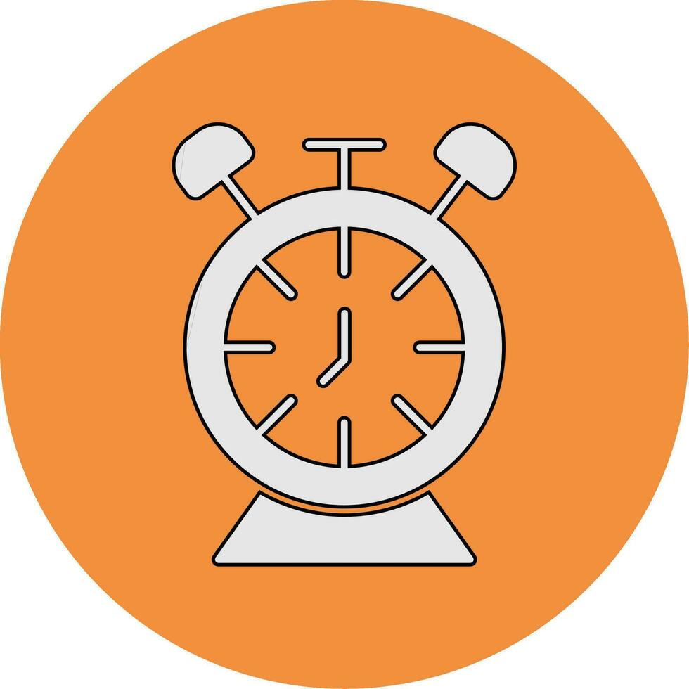 icono de vector de reloj de escritorio