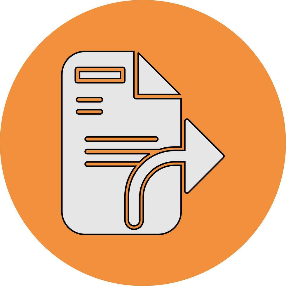 Send File Vector Icon