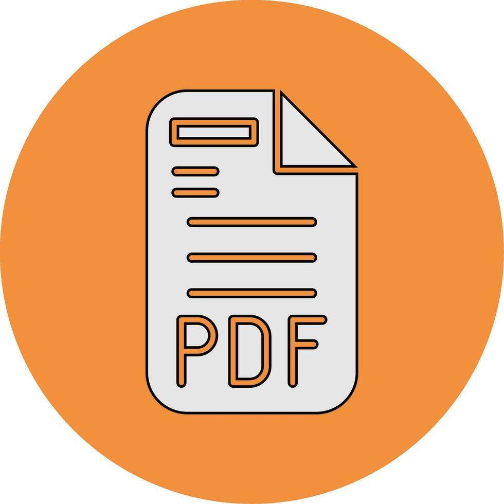 Pdf Vector Icon