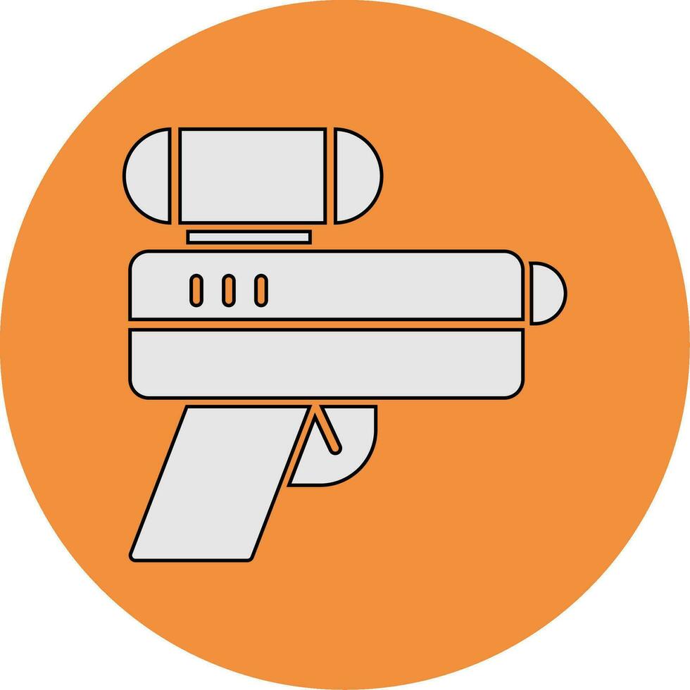 icono de vector de pistola láser