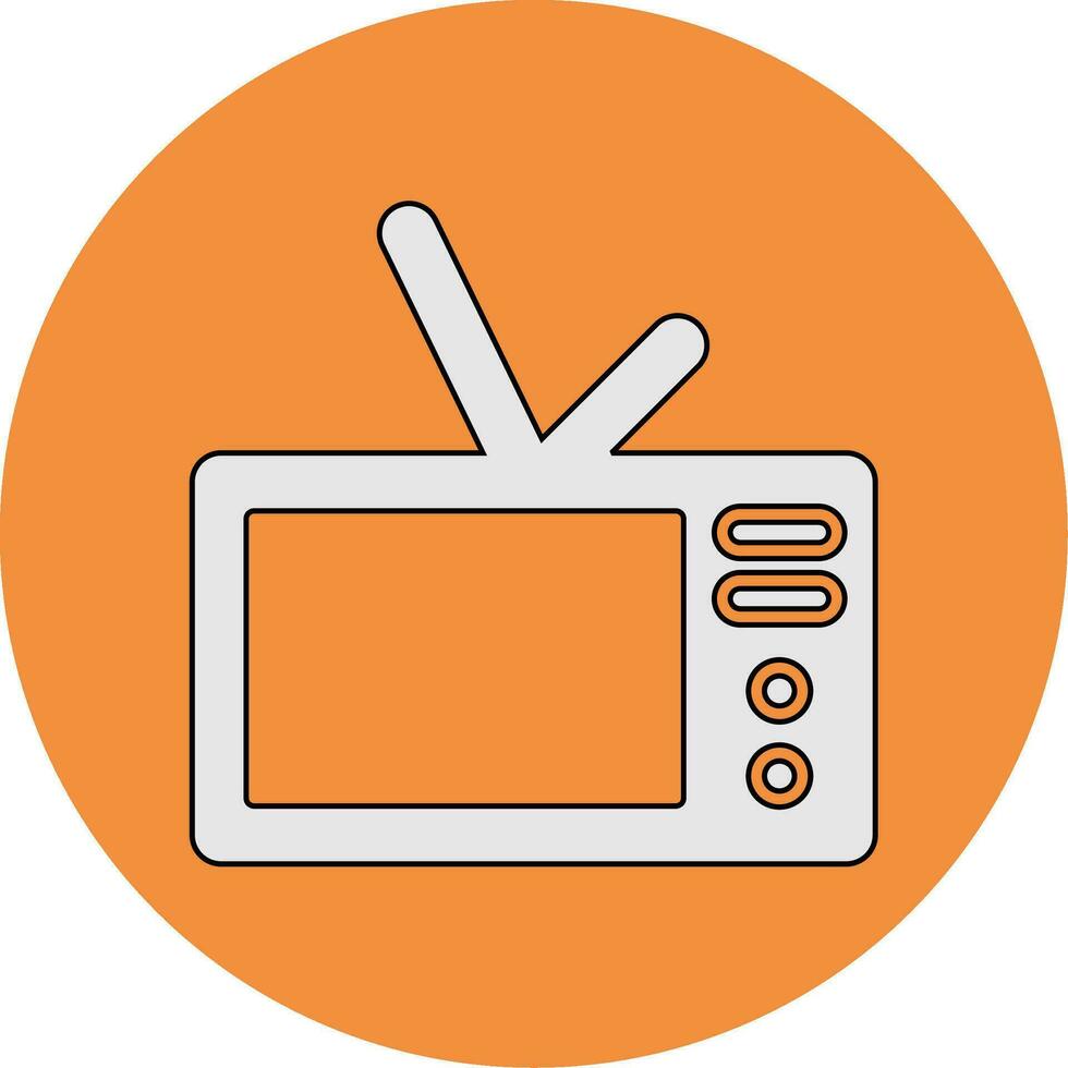 icono de vector de television