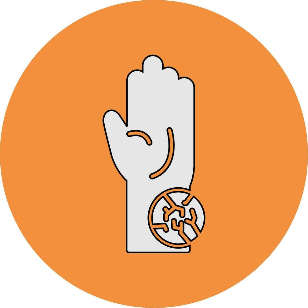 Dry Skin Vector Icon