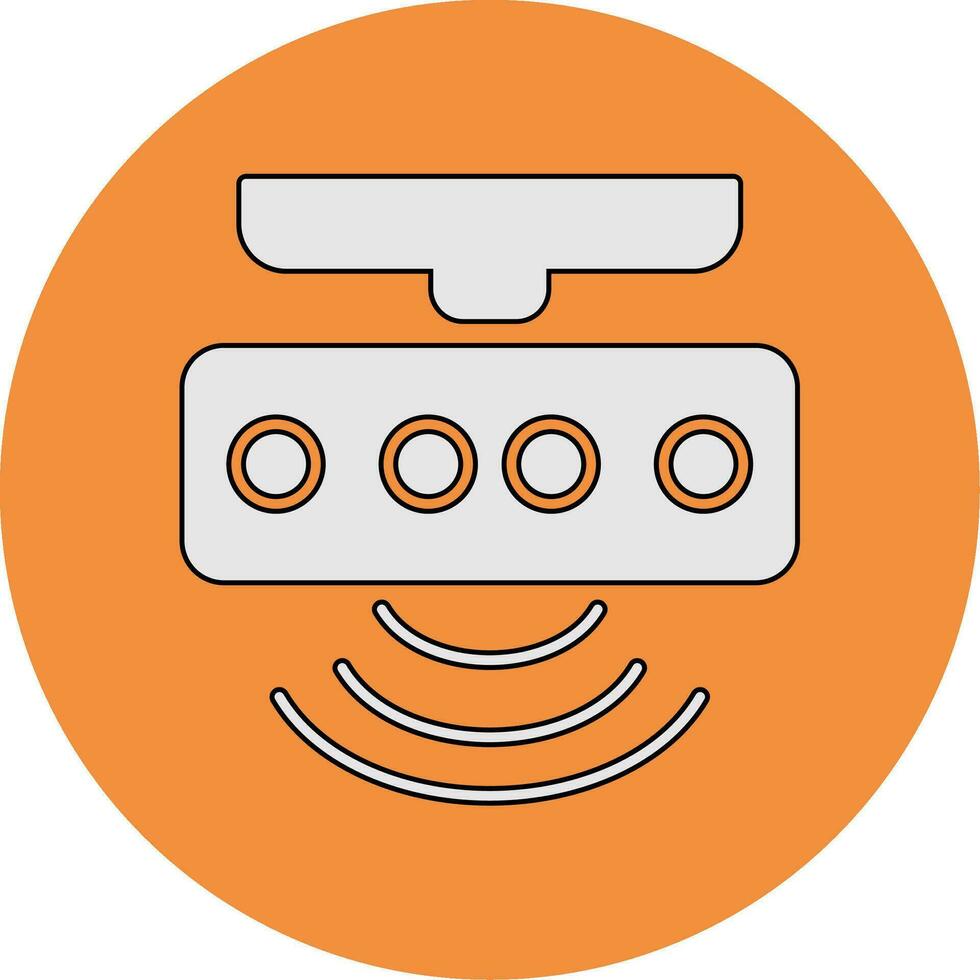 Motion Sensor Vector Icon