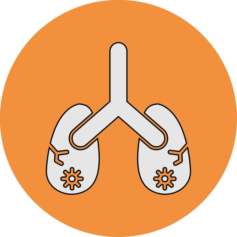 Lungs Vector Icon