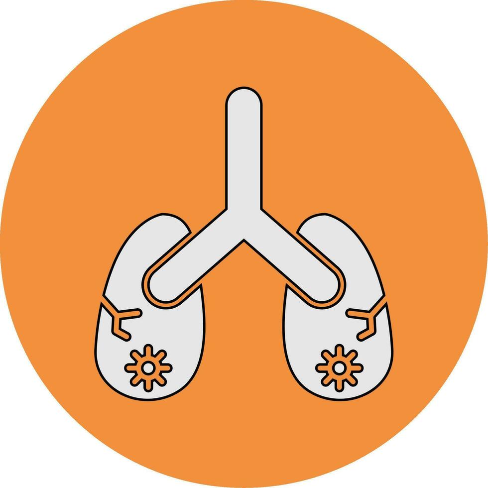 Lungs Vector Icon