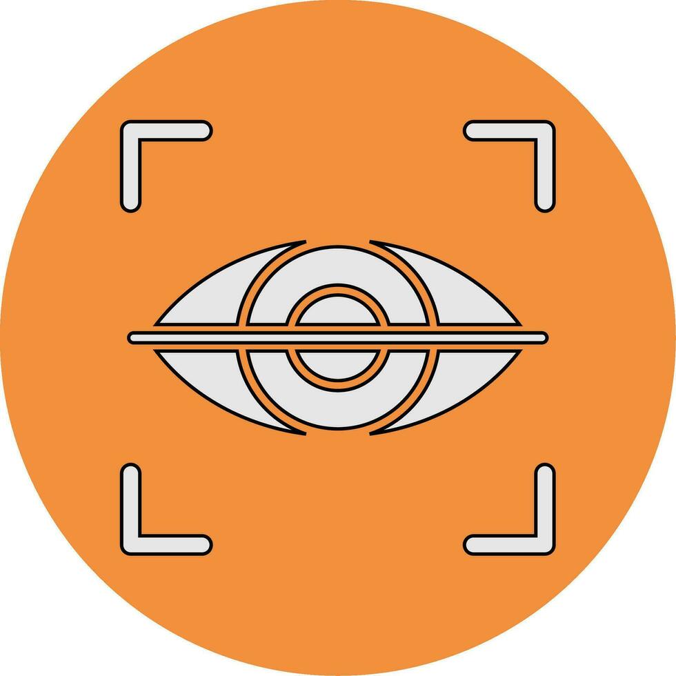 Eye Scan Vector Icon