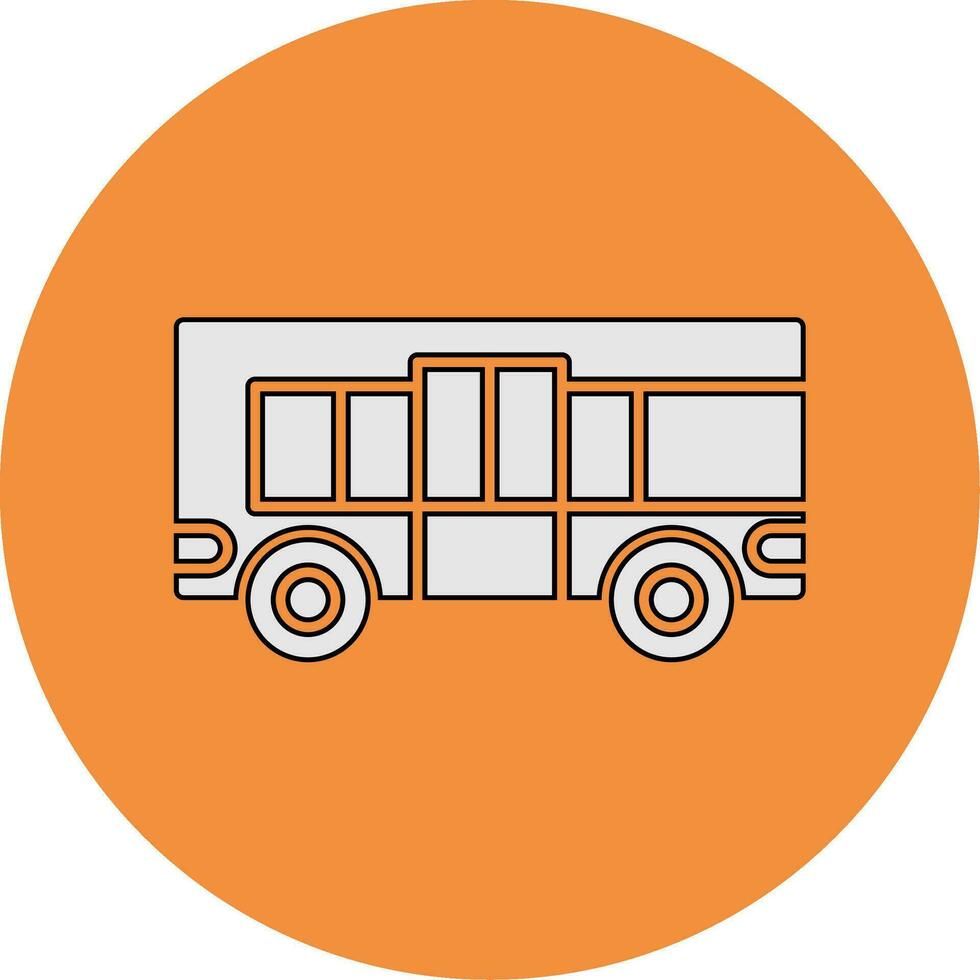 icono de vector de bus