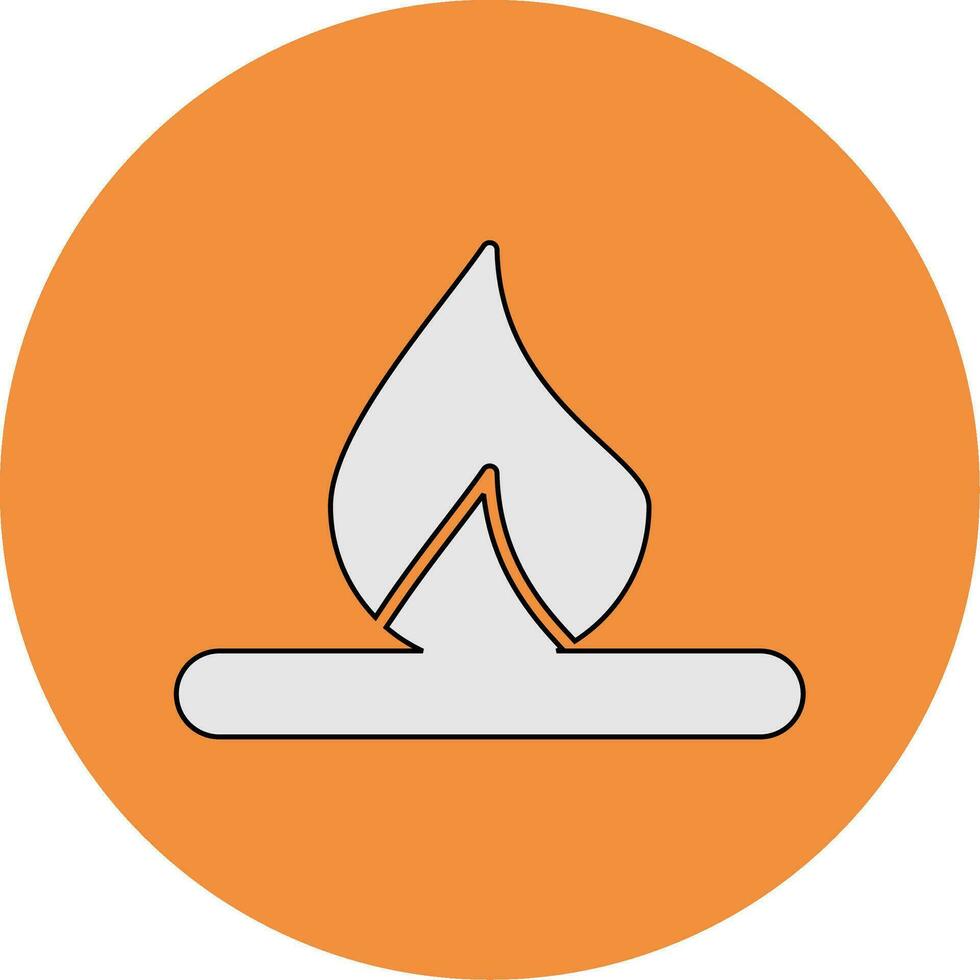 Burning Vector Icon
