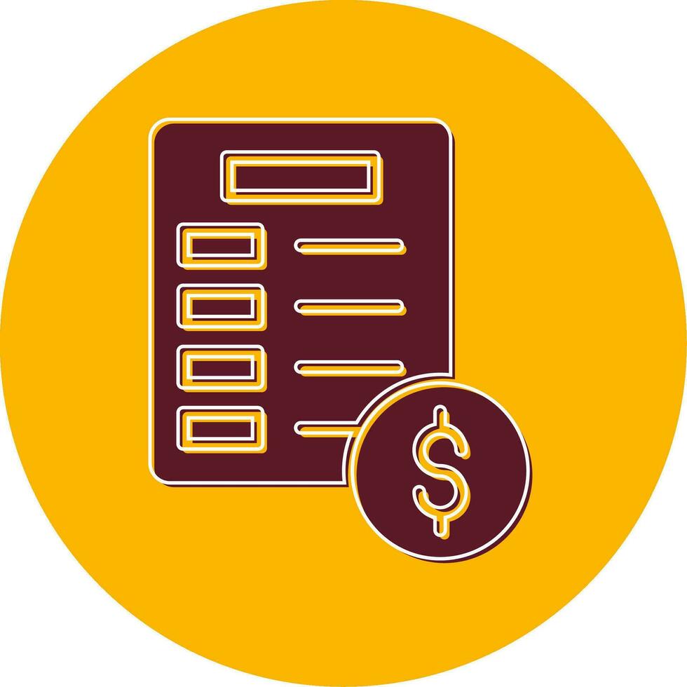 Invoice Vector Icon