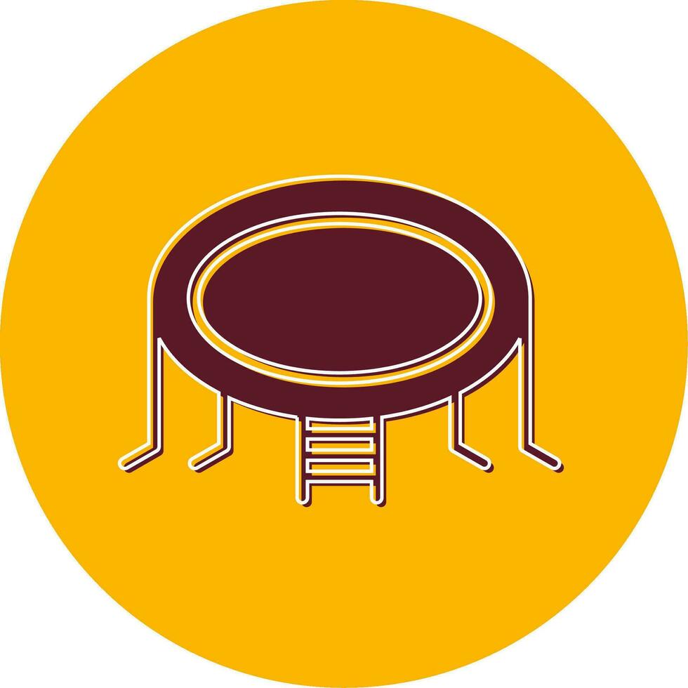 Trampoline Vector Icon