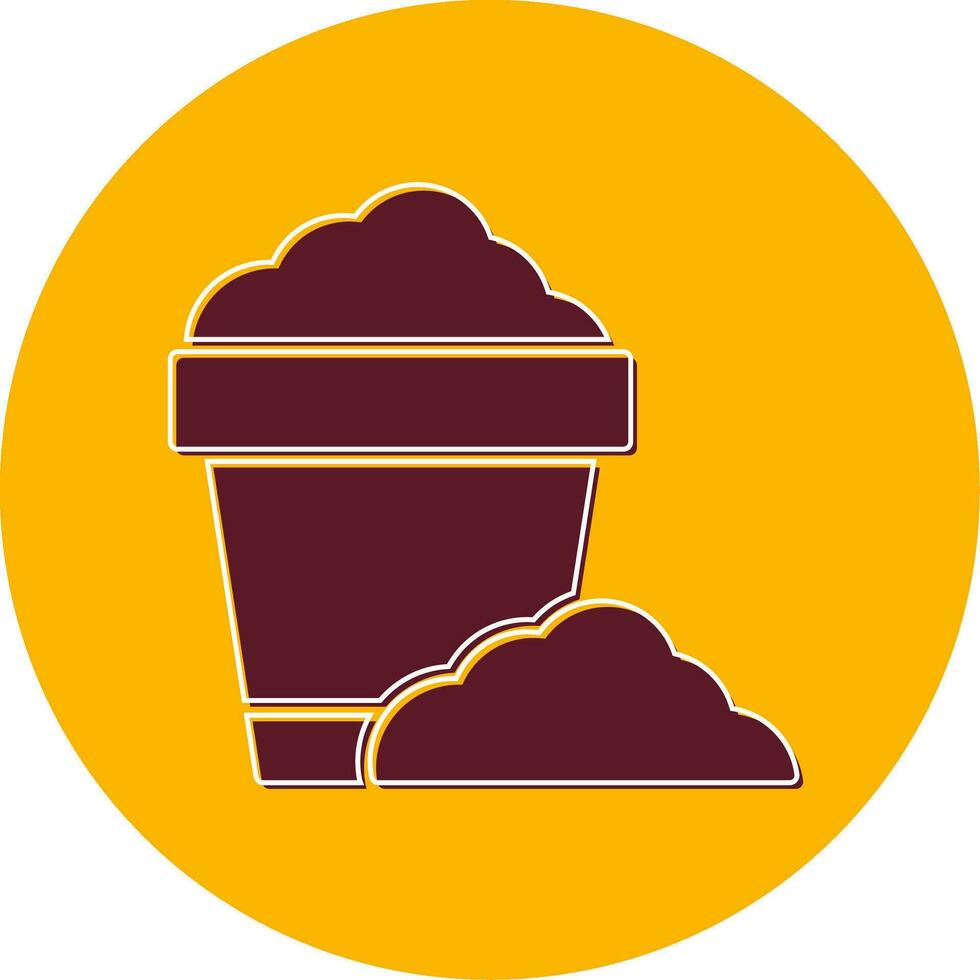 Sand Bucket Vector Icon