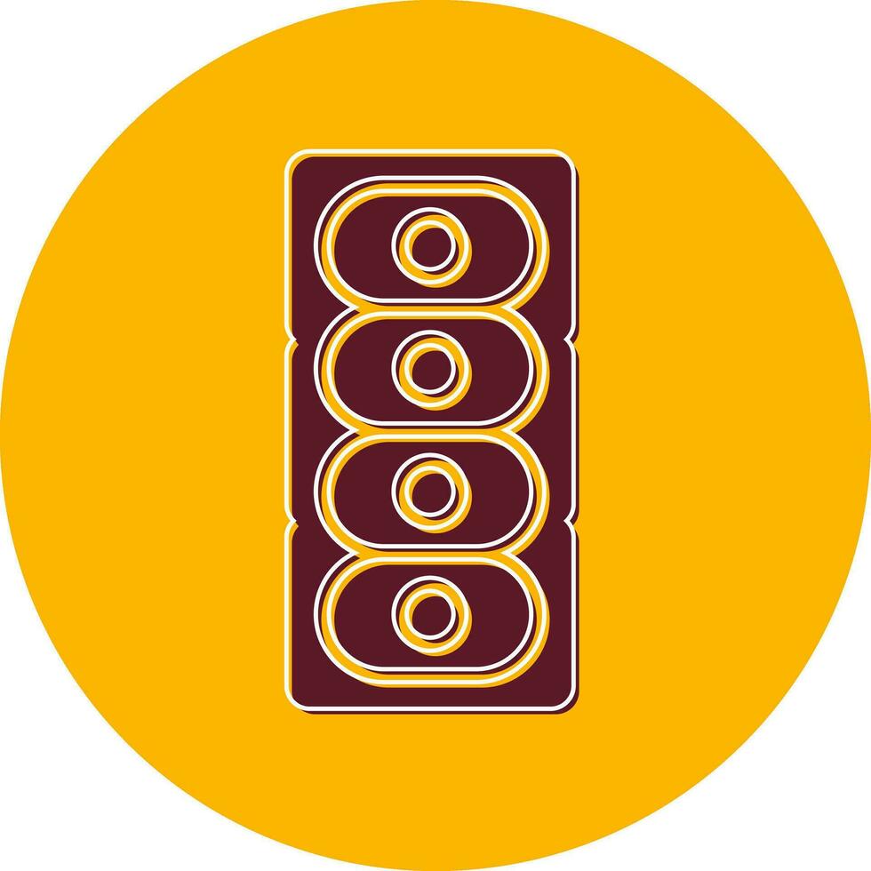 Colonial Diatom Vector Icon