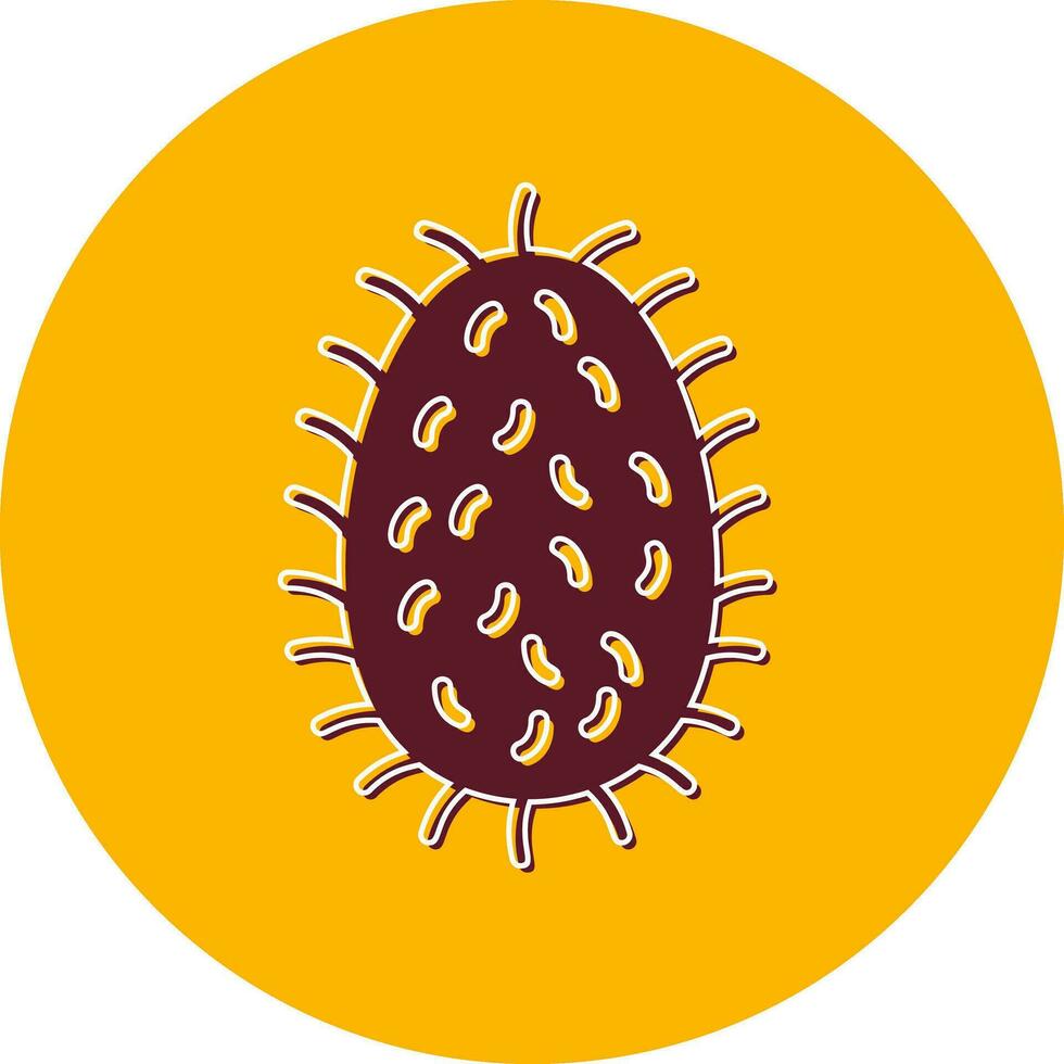 rabia lisavirus vector icono