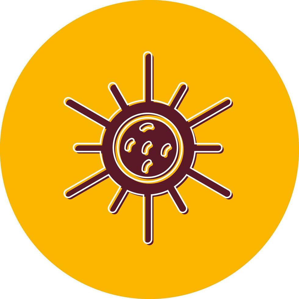 golenkinia radiata Vector Icon