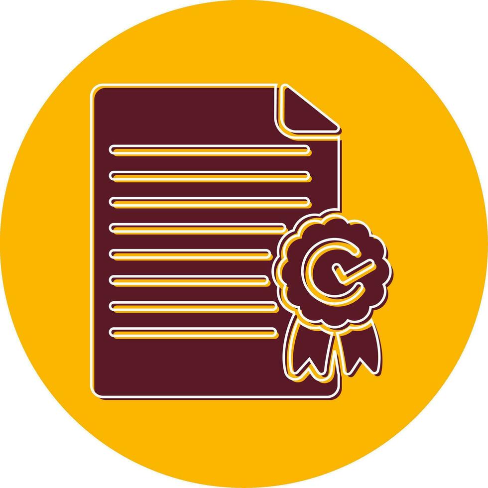 certificate Vector Icon