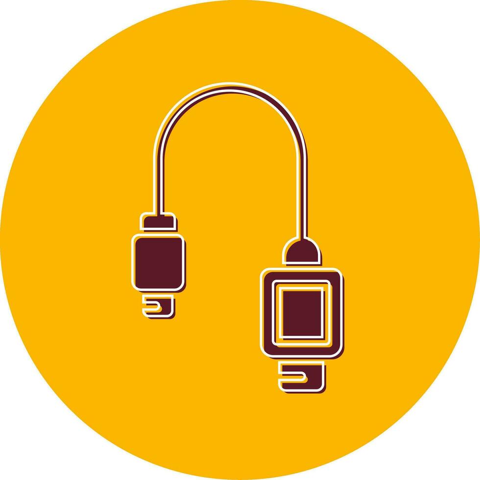 Usb Cable Vector Icon