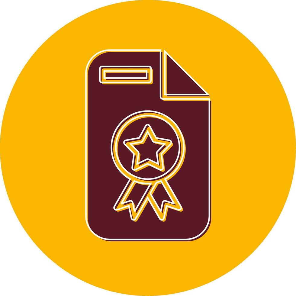 Certificate Vector Icon