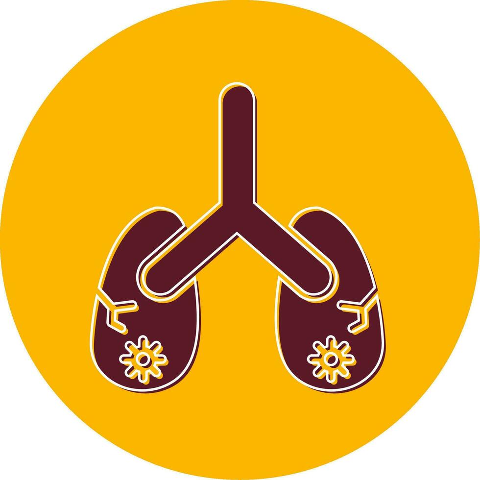 Lungs Vector Icon
