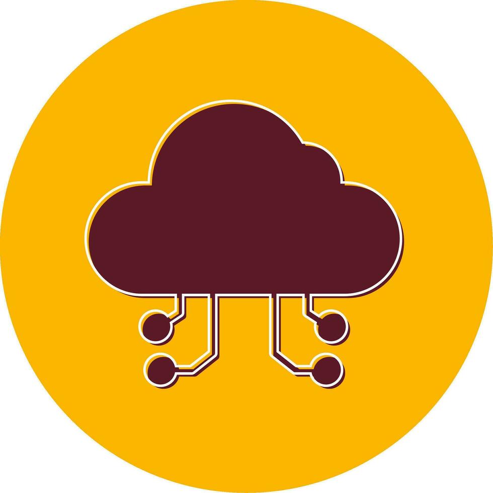 Cloud Computing Vector Icon