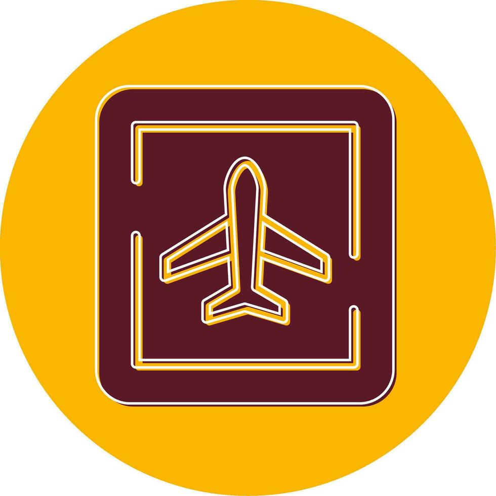 Airport Sign Vector Icon