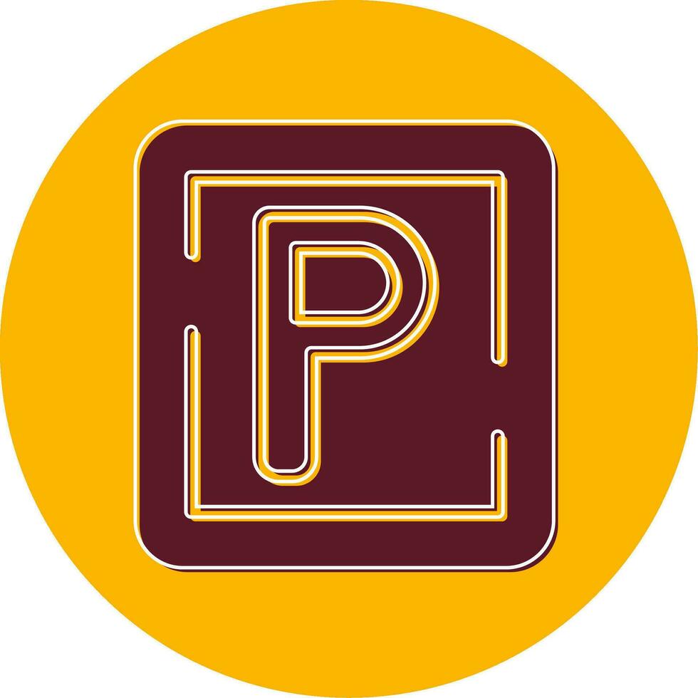 Parking Sign Vector Icon