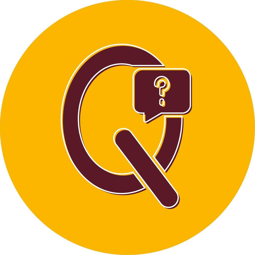 Capital Q Vector Icon
