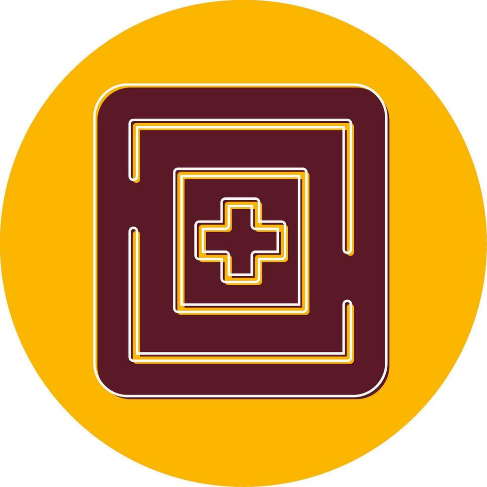 icono de vector de hospital