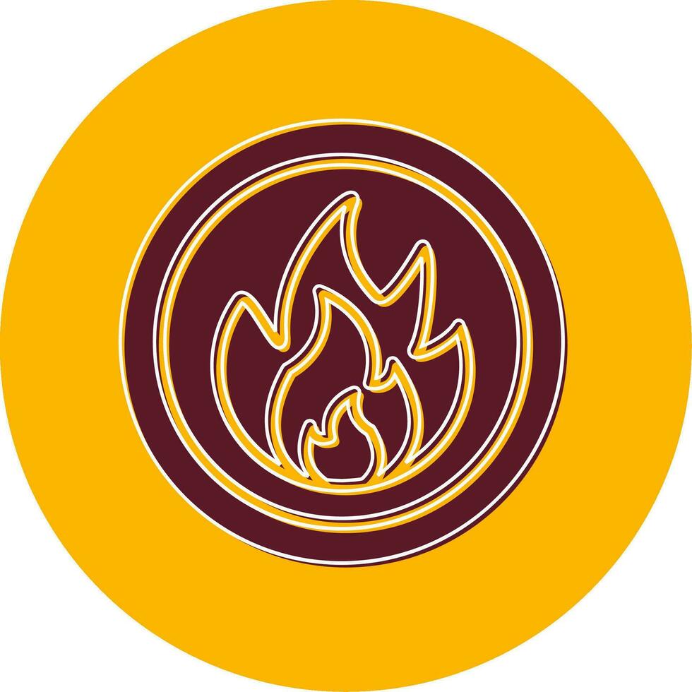 Flammable Vector Icon