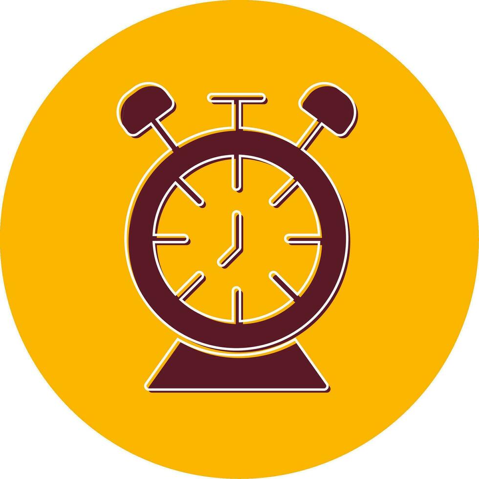 icono de vector de reloj de escritorio