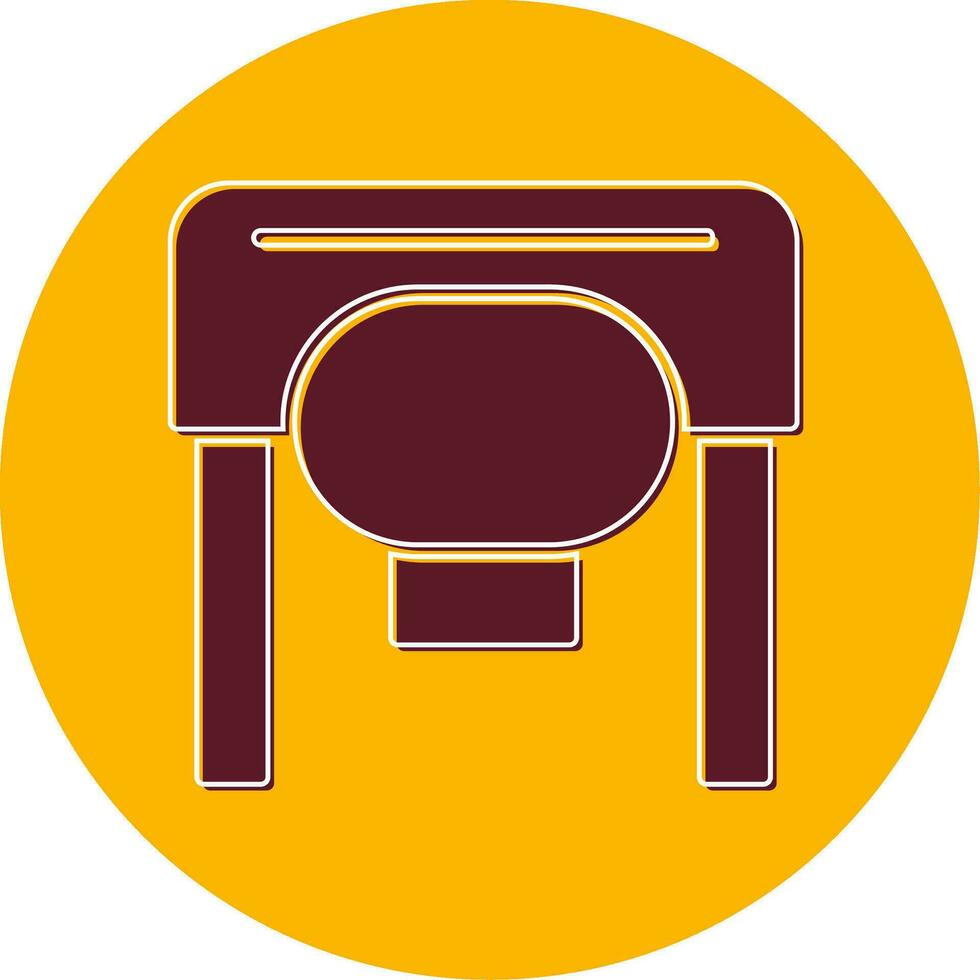 Textile Printing Vector Icon