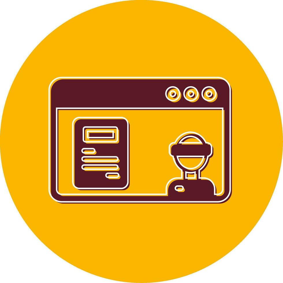 Chat Bot Vector Icon
