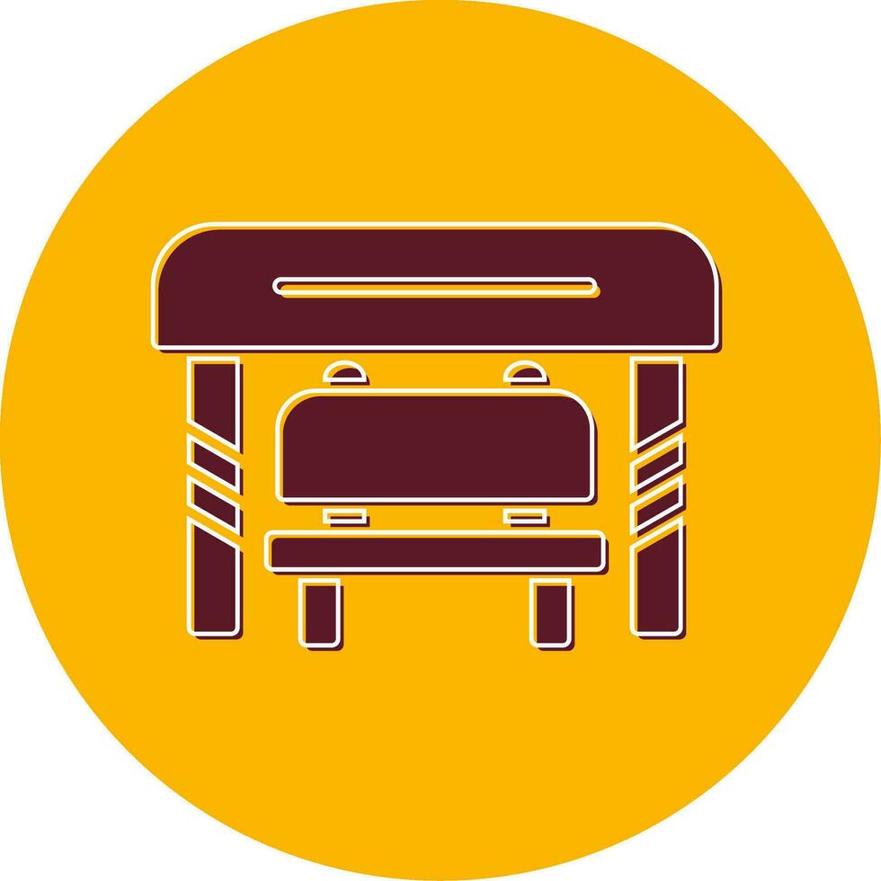 Bus Stop Vector Icon