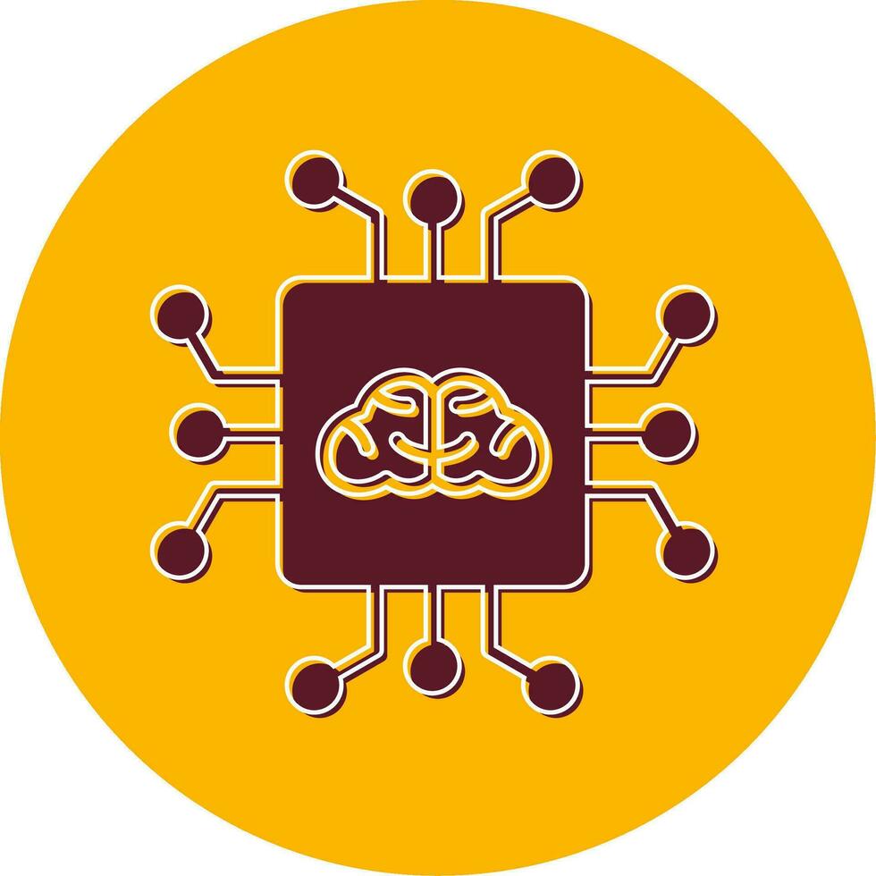 Artificial Intelligence Vector Icon