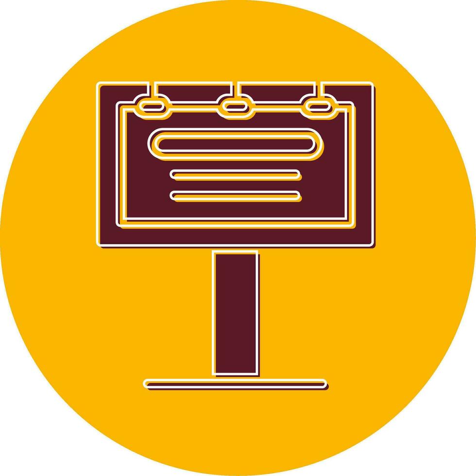 Billboard Vector Icon
