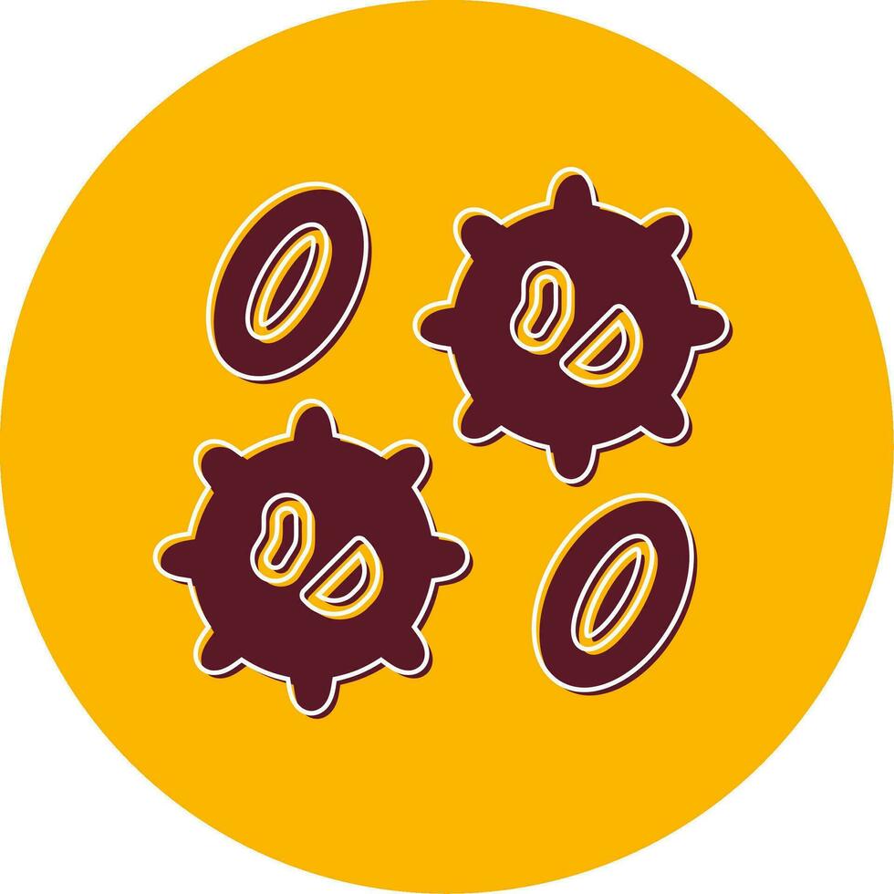 White Blood Cell  Vector Icon