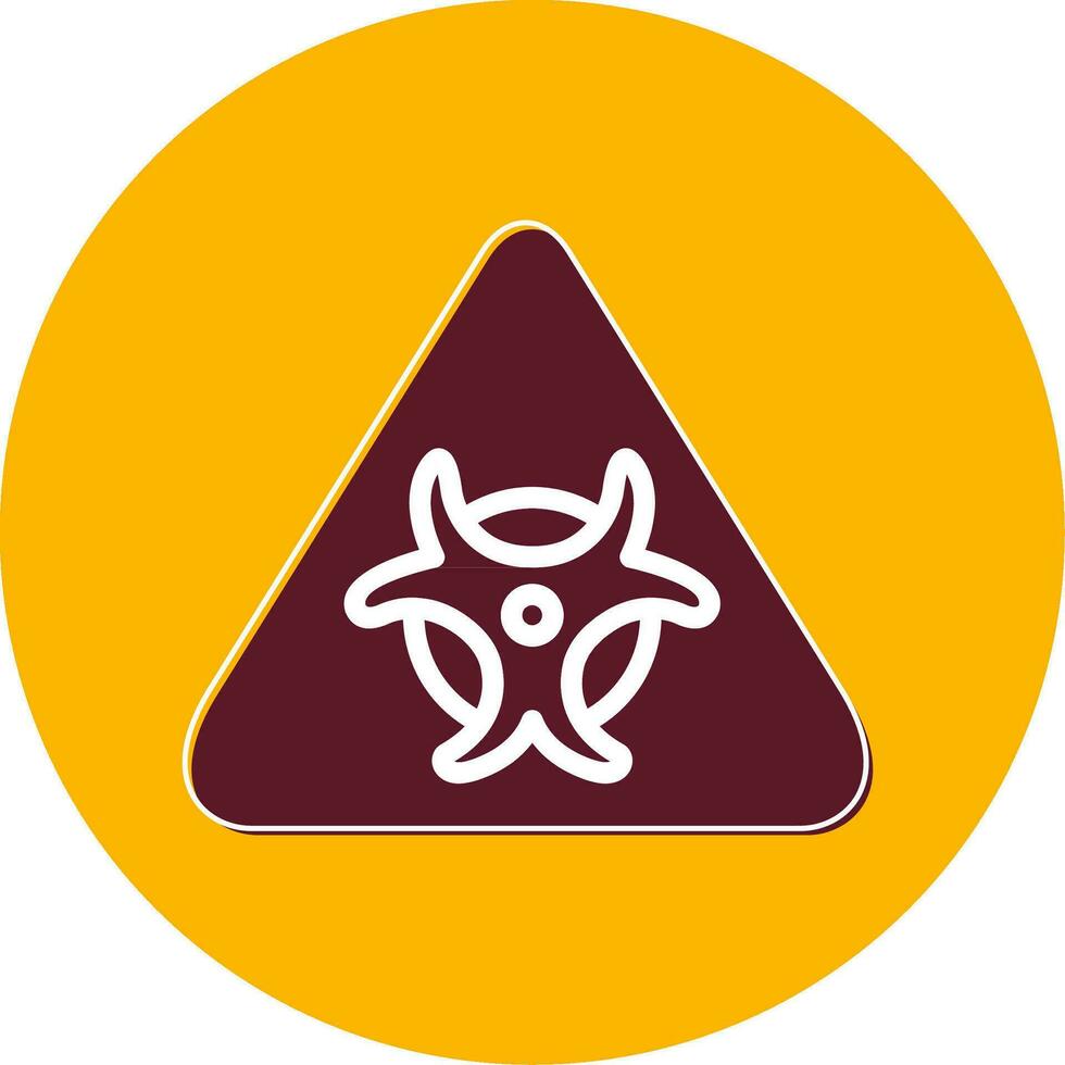 Biological Hazard Vector Icon