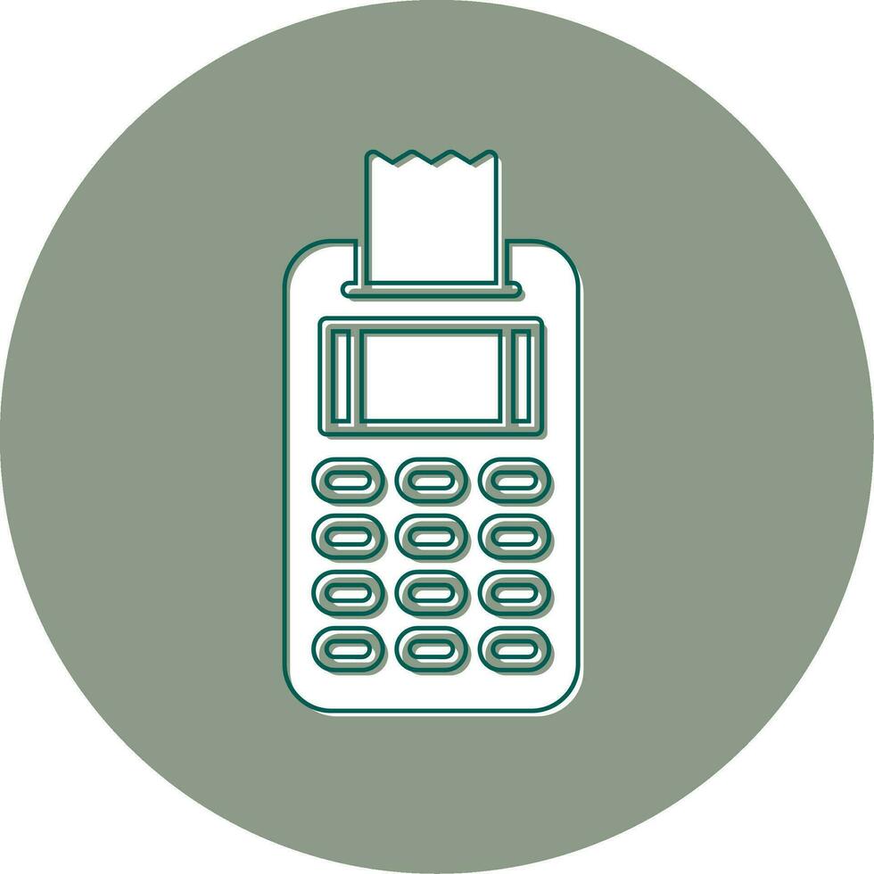 Pos Terminal Vector Icon
