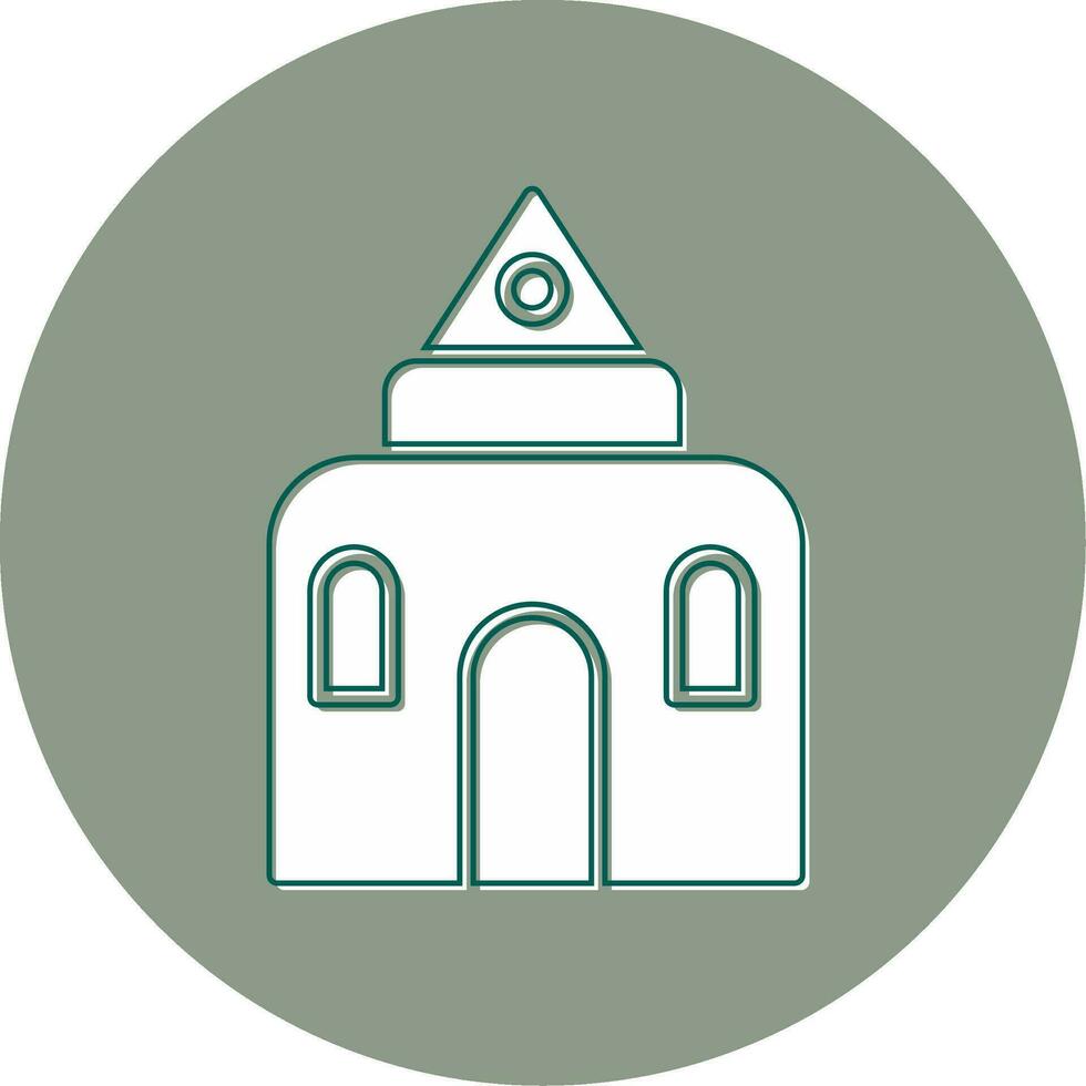 icono de vector de castillo de arena