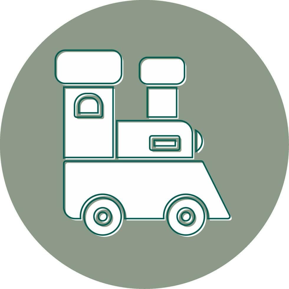 Toy Train Vector Icon