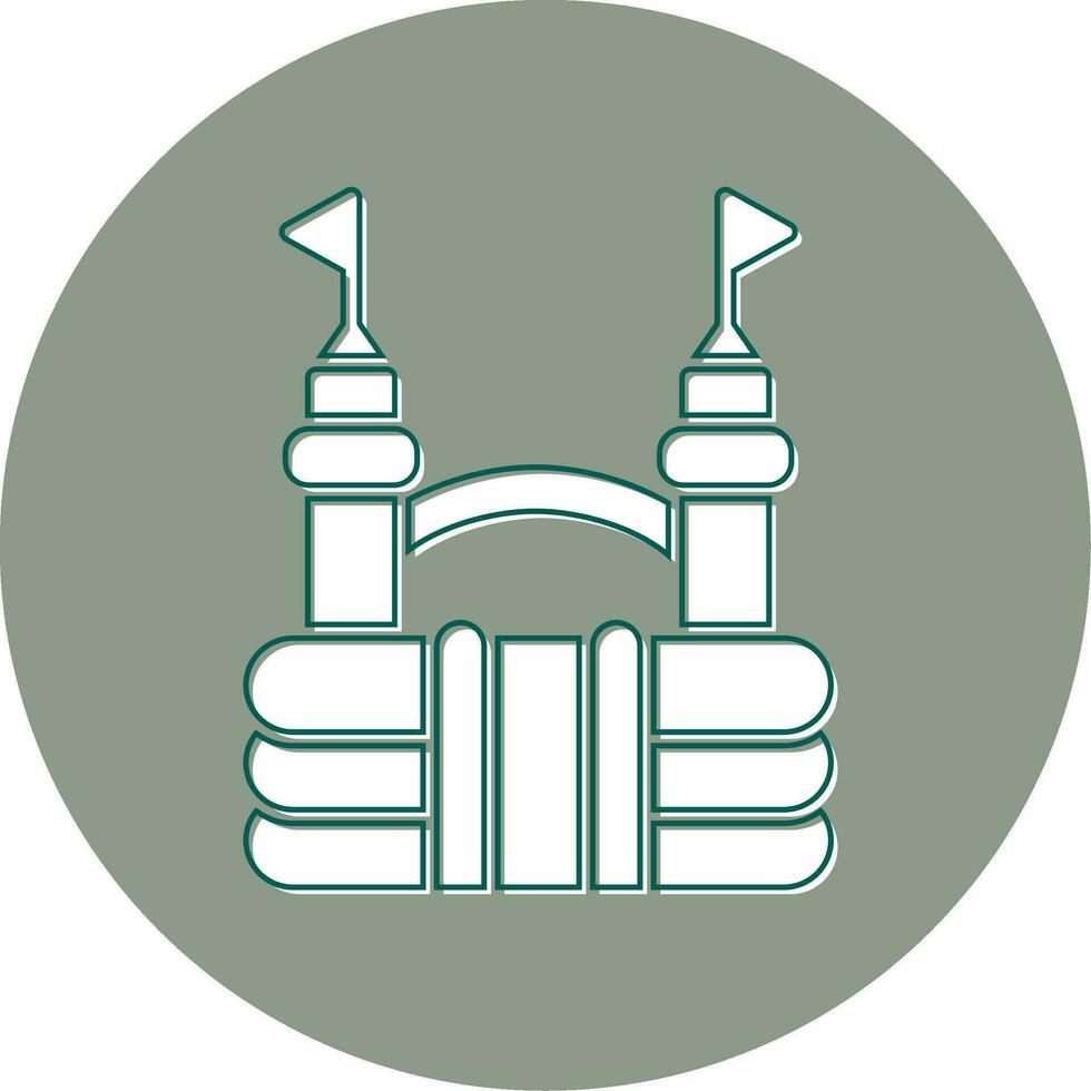 Bouncy Castle Vector Icon
